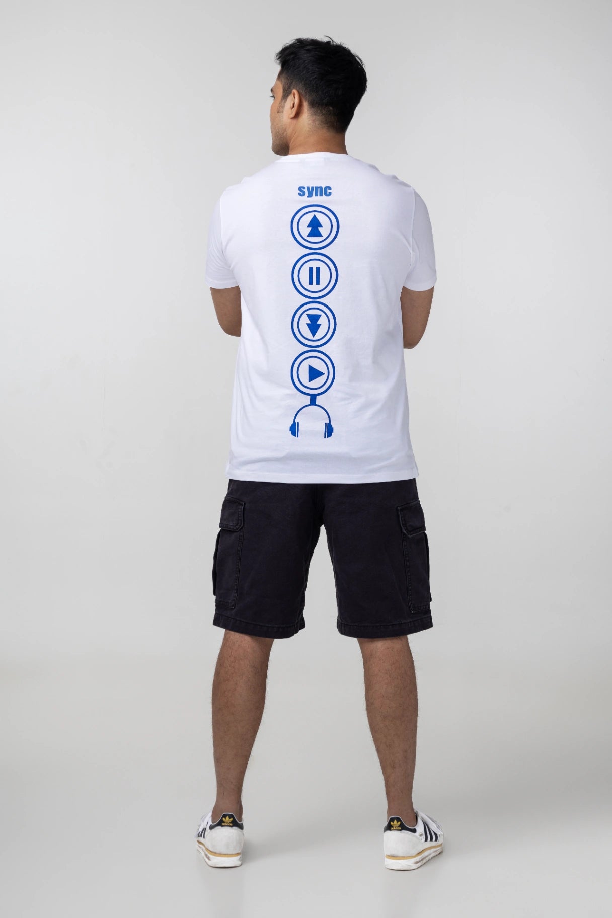 Techno station blue