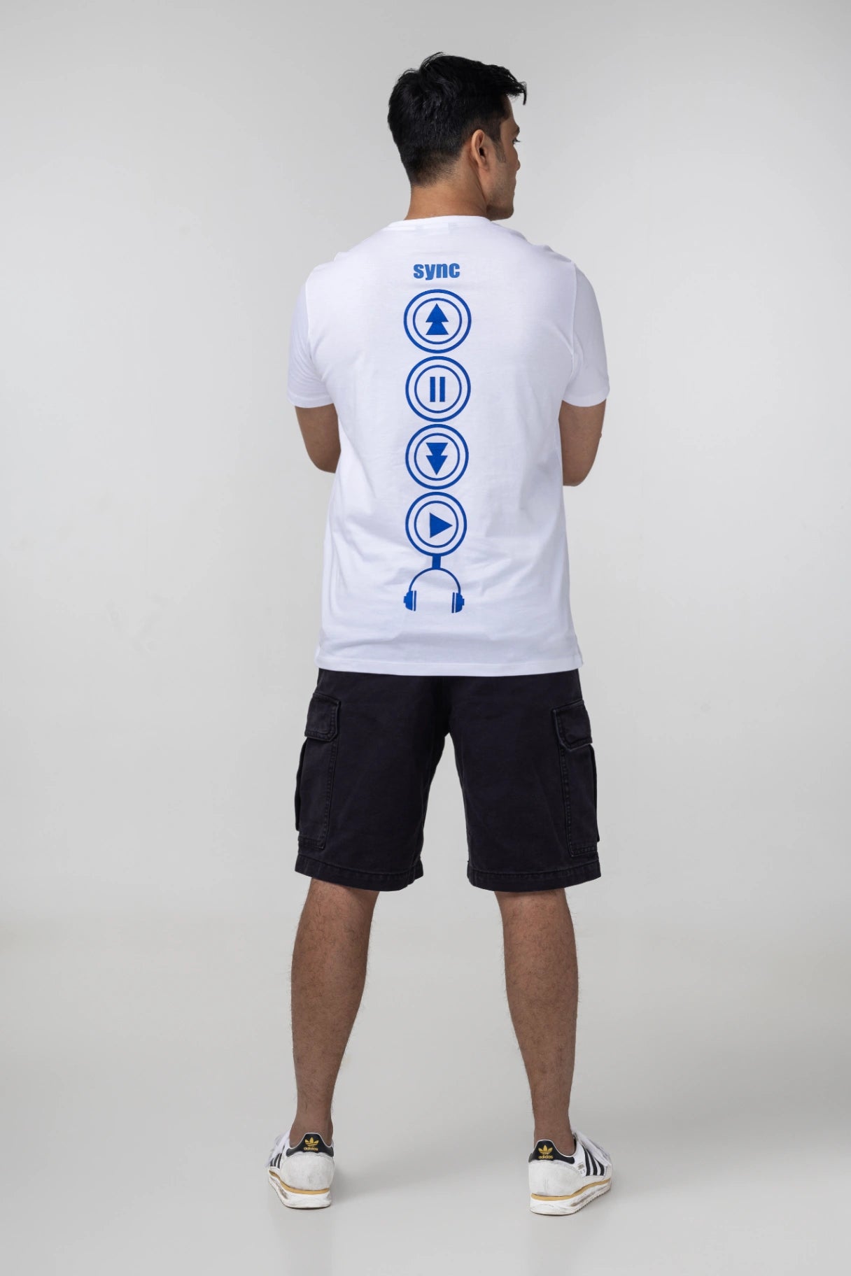 Techno station blue